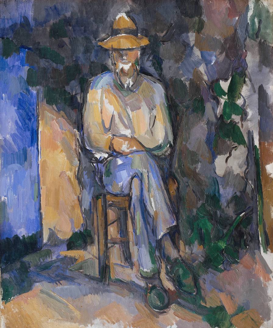 The Gardener Vallier c.1906 - Paul Cezanne Painting